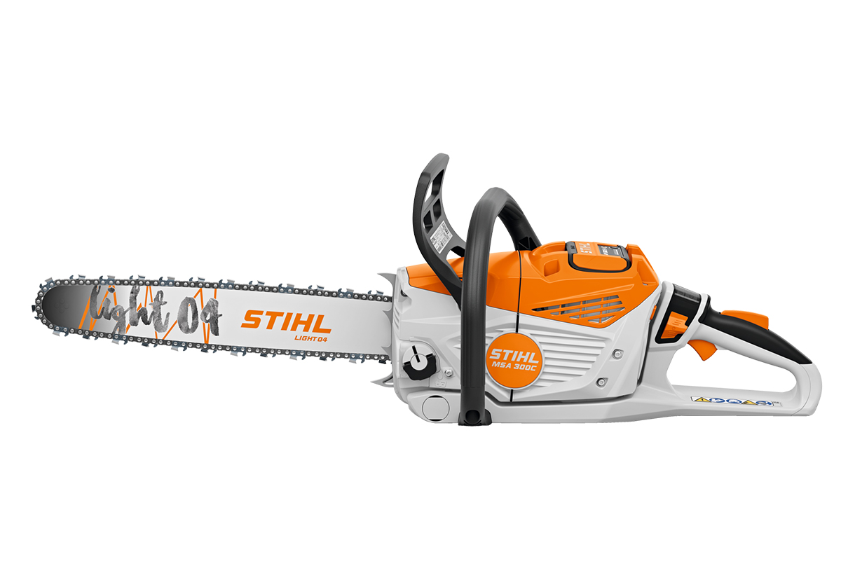 Απεικονίζεται το αλυσοπρίονο.